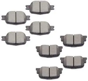 D817 D835 Ceramic Front Rear Brake Pad Set Fit For 2005-2010 For Scion tC D817 D835 Ceramic Front Rear Brake Pad Set Fit For 2005-2010 For Scion tC