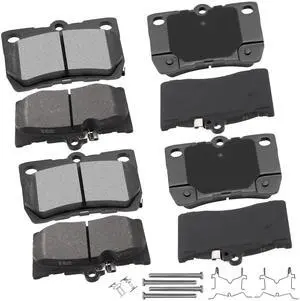 D1118 D1113 Front Rear Ceramic Brake Pads Kits 8pcs fit For 07-11 For Lexus GS350, 06-07 For Lexus GS430, 07-11 For Lexus GS450h, 08-11 For Lexus GS460, 11 For Lexus IS250, 06-13 For Lexus IS350 D1118 D1113 Front Rear Ceramic Brake Pads Kits 8pcs fit For 07-11 For Lexus GS350, 06-07 For Lexus GS430, 07-11 For Lexus GS450h, 08-11 For Lexus GS460, 11 For Lexus IS250, 06-13 For Lexus IS350