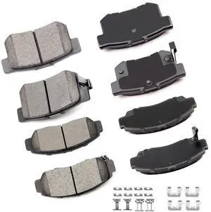 D537 D787 8pcs Front & Rear Ceramic Brake Pads Kits 2004-2008 For Acura TSX, 2003-2007 For Honda Accord D537 D787 8pcs Front & Rear Ceramic Brake Pads Kits 2004-2008 For Acura TSX, 2003-2007 For Honda Accord