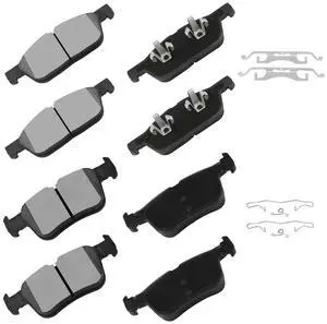 D1818 D1833 Front & Rear Ceramic Disc Brake Pads Set w/Hardware Fit For Ford For Edge 2015-2021 D1818 D1833 Front & Rear Ceramic Disc Brake Pads Set w/Hardware Fit For Ford For Edge 2015-2021