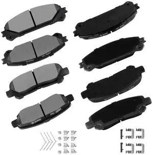 D1324 D1325 Ceramic Front Rear Disc Brake Pad Set Fit For 2008-2013 For Toyota For Highlander,8pcs D1324 D1325 Ceramic Front Rear Disc Brake Pad Set Fit For 2008-2013 For Toyota For Highlander,8pcs