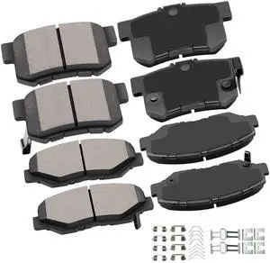 D914 D536 Front & Rear Professional Ceramic Brake Pads Set fit For 2002-2004 For Honda CR-V,2003-2011 For Honda Element D914 D536 Front & Rear Professional Ceramic Brake Pads Set fit For 2002-2004 For Honda CR-V,2003-2011 For Honda Element