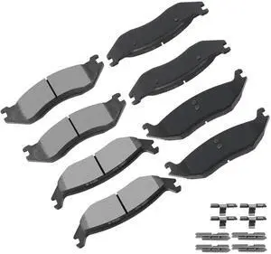 D966 D967 Front & Rear Semi-Metallic Disc Brake Pads Kit For Dodge For Durango 2003-2006,For Dodge Ram 1500 2002-2005 8PCS D966 D967 Front & Rear Semi-Metallic Disc Brake Pads Kit For Dodge For Durango 2003-2006,For Dodge Ram 1500 2002-2005 8PCS