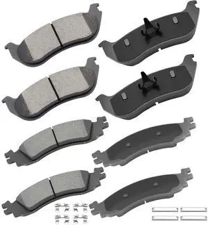 D1158 D881 8pcs Front & Rear Ceramic Brake Pads Kits 2006-2010 For Ford Explorer,2007-2010 For Ford Explorer Sport Trac,2010-2012 For Ford Taurus,2006-2010 For Mercury Mountaineer D1158 D881 8pcs Front & Rear Ceramic Brake Pads Kits 2006-2010 For Ford Explorer,2007-2010 For Ford Explorer Sport Trac,2010-2012 For Ford Taurus,2006-2010 For Mercury Mountaineer