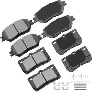 D908 D1113 8pcs Front & Rear Ceramic Brake Pads Kits 2006 For Lexus GS300, 2009-2013 For Lexus IS250 D908 D1113 8pcs Front & Rear Ceramic Brake Pads Kits 2006 For Lexus GS300, 2009-2013 For Lexus IS250