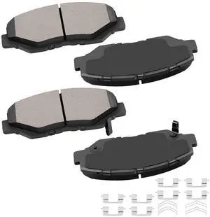 Front Brake Pads D914 Fit For Honda For Accord 2003-2017,For Civic 2012-2015 2017 2018,For CR-V 2002-2006 2012-2016,For Element 2003-2011,For Fit 2013-2014,For Pilot 2003-2008 4PCS Front Brake Pads D914 Fit For Honda For Accord 2003-2017,For Civic 2012-2015 2017 2018,For CR-V 2002-2006 2012-2016,For Element 2003-2011,For Fit 2013-2014,For Pilot 2003-2008 4PCS