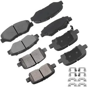 D943 D865 8pcs Front & Rear Ceramic Brake Pads Kits For Honda Pilot 2003-2008 D943 D865 8pcs Front & Rear Ceramic Brake Pads Kits For Honda Pilot 2003-2008