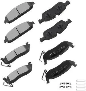 D1181 D1087 Front Rear Ceramic Brake Pads Kits 8pcs fit For 2006-2010 For Jeep Commander,2005-2010 For Jeep Grand For Cherokee D1181 D1087 Front Rear Ceramic Brake Pads Kits 8pcs fit For 2006-2010 For Jeep Commander,2005-2010 For Jeep Grand For Cherokee