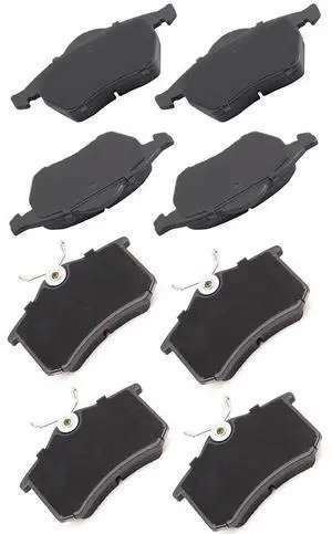 D340 D840 Front & Rear Disc Brake Pads Kit For Audi For A4 1999-2008,For A4 Quattro 2002-2006,For A6 1998-2004,For A6 Quattro 1998-2004,For VW For Passat 1999-2005 8PCS D340 D840 Front & Rear Disc Brake Pads Kit For Audi For A4 1999-2008,For A4 Quattro 2002-2006,For A6 1998-2004,For A6 Quattro 1998-2004,For VW For Passat 1999-2005 8PCS