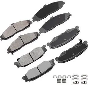 D731 D732 Front & Rear Semi-Metallic Disc Brake Pads Kit For Cadillac XLR 2004-2009,For Chevrolet Corvette 1997-2004 2006-2013 8PCS D731 D732 Front & Rear Semi-Metallic Disc Brake Pads Kit For Cadillac XLR 2004-2009,For Chevrolet Corvette 1997-2004 2006-2013 8PCS