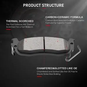 Ceramic Front Rear Brake Pad Set Fit For 2004-2006 For Infiniti For QX56,2005-2006 For Nissan For Armada,2004 For Pathfinder For Armada,2004-2007 For Titan Ceramic Front Rear Brake Pad Set Fit For 2004-2006 For Infiniti For QX56,2005-2006 For Nissan For Armada,2004 For Pathfinder For Armada,2004-2007 For Titan
