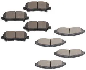 D1378 D1585 Ceramic Front Rear Brake Pad Set Fit For 2014-2017 For Acura MDX,2012-2019 For Honda Pilot,2017-2019 For Honda Ridgeline D1378 D1585 Ceramic Front Rear Brake Pad Set Fit For 2014-2017 For Acura MDX,2012-2019 For Honda Pilot,2017-2019 For Honda Ridgeline