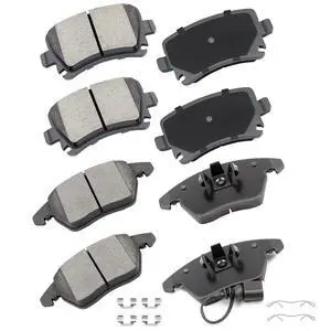 D1107 & D1108 Front & Rear Ceramic Brake Pads Kits 8pcs fit For Audi A3/A3 Quattro/TT/TT Quattro, For VW CC/Eos/Golf/GTI/Jetta/Passat/Passat CC/Rabbit D1107 & D1108 Front & Rear Ceramic Brake Pads Kits 8pcs fit For Audi A3/A3 Quattro/TT/TT Quattro, For VW CC/Eos/Golf/GTI/Jetta/Passat/Passat CC/Rabbit