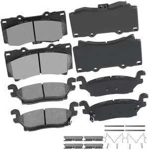 D1119 D1120 Ceramic Front Rear Brake Pad Set Fit For 2006-2010 For Hummer H3,2009-2010 For Hummer H3T D1119 D1120 Ceramic Front Rear Brake Pad Set Fit For 2006-2010 For Hummer H3,2009-2010 For Hummer H3T