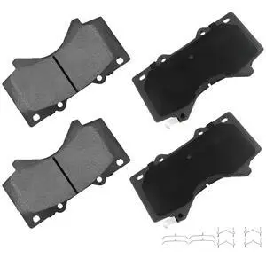 D1303 Front Ceramic Brake Pads Kit - For Lexus LX570 (2008-2011, 2013-2019) & Toyota/Land Cruiser/Sequoia/Tundra (2007-2019) - 4PCS D1303 Front Ceramic Brake Pads Kit - For Lexus LX570 (2008-2011, 2013-2019) & Toyota/Land Cruiser/Sequoia/Tundra (2007-2019) - 4PCS