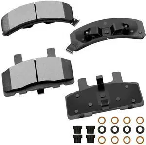 D369 Front Ceramic Brake Pads Kits 4pcs fit For Dodge For Ram 1500,For GMC C1500,C1500 Suburban,C2500,K1500,K1500 Suburban,K2500,Safari,Savana 1500,Savana 2500,92-00 For GMC Yukon D369 Front Ceramic Brake Pads Kits 4pcs fit For Dodge For Ram 1500,For GMC C1500,C1500 Suburban,C2500,K1500,K1500 Suburban,K2500,Safari,Savana 1500,Savana 2500,92-00 For GMC Yukon