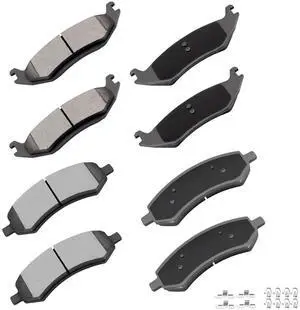 D967 D1084 8pcs Front & Rear Ceramic Brake Pads Kits 07-09 For Chrysler Aspen, 10 For Dodge Dakota, 07-09 For Dodge Durango, 06-10 For Dodge For Ram 1500, 11-18 For Ram 1500 D967 D1084 8pcs Front & Rear Ceramic Brake Pads Kits 07-09 For Chrysler Aspen, 10 For Dodge Dakota, 07-09 For Dodge Durango, 06-10 For Dodge For Ram 1500, 11-18 For Ram 1500