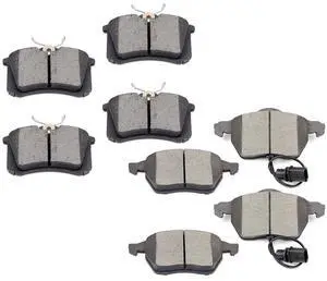 D840 D340 Ceramic Front Rear Brake Pad Set Fit For 1999-2008 For Audi A4 2002-2006 For Audi A4 Quattro 1998-2004 For Audi A6 1998-2004 For Audi A6 Quattro 1999-2005 For Volkswagen For Passat D840 D340 Ceramic Front Rear Brake Pad Set Fit For 1999-2008 For Audi A4 2002-2006 For Audi A4 Quattro 1998-2004 For Audi A6 1998-2004 For Audi A6 Quattro 1999-2005 For Volkswagen For Passat