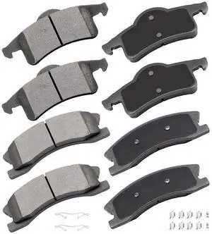 D945 D791 Front Rear Ceramic Brake Pads Kits 8pcs fit For 1999-2004 For Jeep Grand For Cherokee D945 D791 Front Rear Ceramic Brake Pads Kits 8pcs fit For 1999-2004 For Jeep Grand For Cherokee