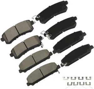 D1509 & D1510 Front & Rear Ceramic Disc Brake Pads Kit For INFINITI For QX56 2011-2013,For QX80 2014-2022,For Nissan For ARMADA 2017-2022 D1509 & D1510 Front & Rear Ceramic Disc Brake Pads Kit For INFINITI For QX56 2011-2013,For QX80 2014-2022,For Nissan For ARMADA 2017-2022