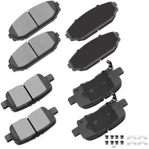 D793 D865 Ceramic Front Rear Brake Pad Set Fit For 2001-2002 For Acura MDX,2002-2004 For Honda Odyssey D793 D865 Ceramic Front Rear Brake Pad Set Fit For 2001-2002 For Acura MDX,2002-2004 For Honda Odyssey