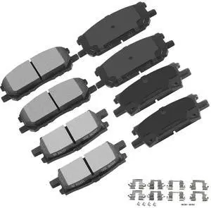 D1005 D996 Front & Rear Semi-Metallic Disc Brake Pads Kit For Lexus RX330 2004-2006,For Lexus RX350 2007-2009,For Toyota For Highlander 2006-2007 8PCS D1005 D996 Front & Rear Semi-Metallic Disc Brake Pads Kit For Lexus RX330 2004-2006,For Lexus RX350 2007-2009,For Toyota For Highlander 2006-2007 8PCS