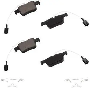 Rear D1989 Brake Pads Fit For Alfa Romeo For Giulia 2017-2023,For Alfa Romeo For Stelvio 2018-2021, Disc Brake Pad Set 4PCS Rear D1989 Brake Pads Fit For Alfa Romeo For Giulia 2017-2023,For Alfa Romeo For Stelvio 2018-2021, Disc Brake Pad Set 4PCS