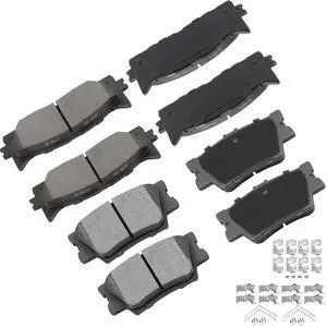 D1293 D1212 Front & Rear Ceramic Disc Brake Pads Kit For Lexus ES350 2007-2018,For Toyota Avalon 2008-2018,For Toyota For Camry 2007-2017 8PCS D1293 D1212 Front & Rear Ceramic Disc Brake Pads Kit For Lexus ES350 2007-2018,For Toyota Avalon 2008-2018,For Toyota For Camry 2007-2017 8PCS