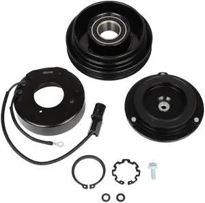 Air Conditioning Compressor Clutch for Kia for Spectra for Spectra5 2.0L 2007 2008 2009 Auto Repair AC Compressor Clutch 4 Grooves Air Conditioning Compressor Clutch for Kia for Spectra for Spectra5 2.0L 2007 2008 2009 Auto Repair AC Compressor Clutch 4 Grooves