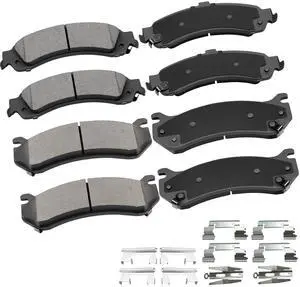 D785 D834 Ceramic Front Rear Brake Pad Set Fit For Cadillac Escalade,Escalade ESV,Escalade EXT,For Chevy Avalanche 1500,Silverado 1500,Suburban 1500,Tahoe,For GMC Sierra 1500,Yukon,Yukon XL 1500 D785 D834 Ceramic Front Rear Brake Pad Set Fit For Cadillac Escalade,Escalade ESV,Escalade EXT,For Chevy Avalanche 1500,Silverado 1500,Suburban 1500,Tahoe,For GMC Sierra 1500,Yukon,Yukon XL 1500