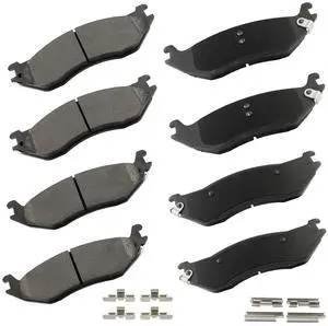 D898 & D897 Front Metal Rear Ceramic Disc Brake Pads Kit For Dodge For Durango 2003-2006,For Dodge For Ram 1500 2002-2005 D898 & D897 Front Metal Rear Ceramic Disc Brake Pads Kit For Dodge For Durango 2003-2006,For Dodge For Ram 1500 2002-2005