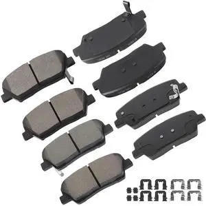 D1432 D1284 Front & Rear Disc Brake Pads Kit For Hyundai For Santa Fe 2010-2012,For Kia For Sorento 2011-2014 8PCS D1432 D1284 Front & Rear Disc Brake Pads Kit For Hyundai For Santa Fe 2010-2012,For Kia For Sorento 2011-2014 8PCS