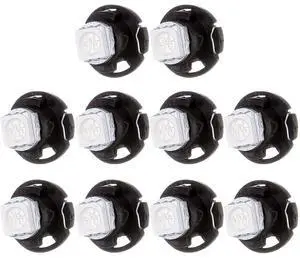 10 Pack White T5/T4.7 T1.25" Neo Wedge LED Bulbs w/Base Replacement fit for A/C Light 10 Pack White T5/T4.7 T1.25" Neo Wedge LED Bulbs w/Base Replacement fit for A/C Light