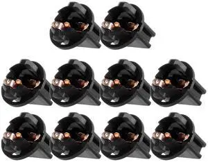 10 Pack 168/194(T3-1/4) Twist Lock Wedge instrument Panel Dash Light Bulb Base Socket 10 Pack 168/194(T3-1/4) Twist Lock Wedge instrument Panel Dash Light Bulb Base Socket
