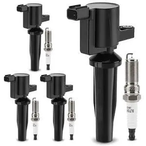 UF621 Ignition Coil & SP530 Double Iridium Spark Plug for L4 Mazda 3, Mazda 6,Tribute/Ford Focus, EcoSport,Transit Connect,Escape/Mercury Mariner Replaces# FD505 DG522 9E5Z12029A DG-507 DG-541 C-1453 UF621 Ignition Coil & SP530 Double Iridium Spark Plug for L4 Mazda 3, Mazda 6,Tribute/Ford Focus, EcoSport,Transit Connect,Escape/Mercury Mariner Replaces# FD505 DG522 9E5Z12029A DG-507 DG-541 C-1453