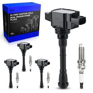 UF659 Ignition Coil & 91215 Spark Plug For 2011-2017 Nissan Juke/2017 Nissan Sentra 1.6L L4 Replaces# C1807, 22448-1KC0A, UF659 Ignition Coil & 91215 Spark Plug For 2011-2017 Nissan Juke/2017 Nissan Sentra 1.6L L4 Replaces# C1807, 22448-1KC0A,