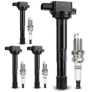 UF311 Ignition Coil & 9807B-561BW Double Iridium Spark Plug For Honda 03-07 Accord,02-11 Civic,02-09 CR-V,03-11 Element,04-05 S2000/06-11 Acura CSX,02-06 Acura RSX Replaces#C1382 UF583 5C1382 UF311 Ignition Coil & 9807B-561BW Double Iridium Spark Plug For Honda 03-07 Accord,02-11 Civic,02-09 CR-V,03-11 Element,04-05 S2000/06-11 Acura CSX,02-06 Acura RSX Replaces#C1382 UF583 5C1382