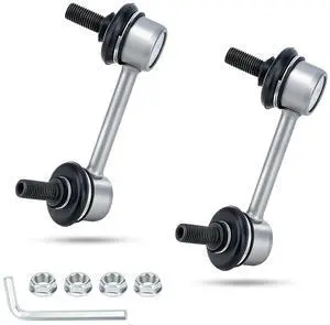 Zinc-Nickel Alloy Stabilizer Sway Bar Links Rear Left Right for 2002-2006 Honda CR-V 4WD & FWD 52321S9A003 & 52320S9A003 Zinc-Nickel Alloy Stabilizer Sway Bar Links Rear Left Right for 2002-2006 Honda CR-V 4WD & FWD 52321S9A003 & 52320S9A003