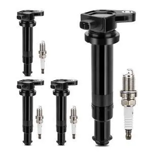 UF499 Ignition Coil & 7090 Double Iridium Spark Plug For 2006-2011 Hyundai Accent/Kia Rio Rio5 L4 1.6L Replaces# 2730126640 5C1586 GN10330 C1543 UF499 Ignition Coil & 7090 Double Iridium Spark Plug For 2006-2011 Hyundai Accent/Kia Rio Rio5 L4 1.6L Replaces# 2730126640 5C1586 GN10330 C1543