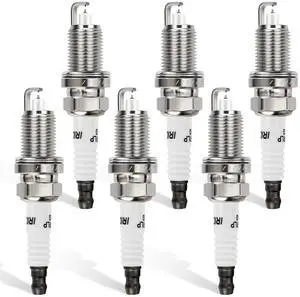 7781 Double Iridium Spark Plugs for Chrysler 300 300M Concorde Intrepid Pacifica Sebring/Dodge Avenger Challenger Charger Journey Grand Caravan V6 Replaces# ZFR5LP13G 04606591AB 4118 3034 (set of 6) 7781 Double Iridium Spark Plugs for Chrysler 300 300M Concorde Intrepid Pacifica Sebring/Dodge Avenger Challenger Charger Journey Grand Caravan V6 Replaces# ZFR5LP13G 04606591AB 4118 3034 (set of 6)