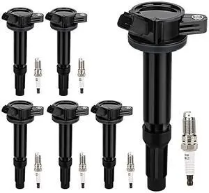 UF486 Ignition Coil & SP479 Double Iridium Spark Plug For 2006-2012 Ford Escape Fusion/Mercury Mariner Milan/Lincoln Zephyr Replaces# 6E5Z-12029-BA ZZD418100 DG514 C1594 5C1651 IC566 UF486 Ignition Coil & SP479 Double Iridium Spark Plug For 2006-2012 Ford Escape Fusion/Mercury Mariner Milan/Lincoln Zephyr Replaces# 6E5Z-12029-BA ZZD418100 DG514 C1594 5C1651 IC566