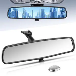 10.5" Rear view mirror, Interior rearview mirror Kit Universal Fit Type Compatible with Chevrolet Ford Toyota Nissan Jeep Honda Subaru Hyundai Kia Mazda Buick and More for Car 10.5" Rear view mirror, Interior rearview mirror Kit Universal Fit Type Compatible with Chevrolet Ford Toyota Nissan Jeep Honda Subaru Hyundai Kia Mazda Buick and More for Car