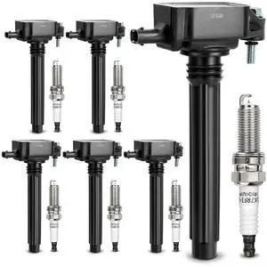 UF648 Ignition Coil &97390 Double Iridium Spark Plug For Chrysler 200 300 TOWN & COUNTRY/Dodge Avenger Challenger Charger Durango Grand Caravan Journey/Jeep Wrangler/Ram 1500 2500 3500 C1791 UF648 UF648 Ignition Coil &97390 Double Iridium Spark Plug For Chrysler 200 300 TOWN & COUNTRY/Dodge Avenger Challenger Charger Durango Grand Caravan Journey/Jeep Wrangler/Ram 1500 2500 3500 C1791 UF648