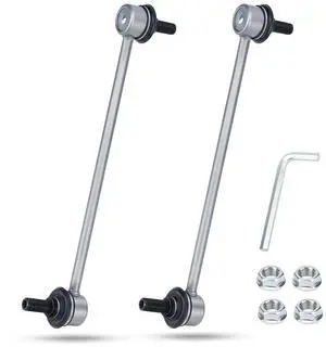 10.63" Zinc-Nickel Alloy Front Left & Right Stabilizer Sway Bar Links for Hyundai Azera 12-17, Sonata 12-15, Kia Cadenza 14-16, Optima 12-16 54830-3Q000 10.63" Zinc-Nickel Alloy Front Left & Right Stabilizer Sway Bar Links for Hyundai Azera 12-17, Sonata 12-15, Kia Cadenza 14-16, Optima 12-16 54830-3Q000