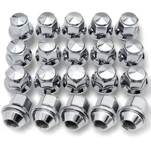 20PCS M14*1.5 Lug Nuts - 13/16" 21mm Hex 36mm Length - Chrome Factory Style Wheel Nut for 2015-2021 Ford Mustang Explorer Edge Fusion/Lincoln MKZ MKX Aviator 611-007 ACPZ-1012-D ACPZ-1012-M 20PCS M14*1.5 Lug Nuts - 13/16" 21mm Hex 36mm Length - Chrome Factory Style Wheel Nut for 2015-2021 Ford Mustang Explorer Edge Fusion/Lincoln MKZ MKX Aviator 611-007 ACPZ-1012-D ACPZ-1012-M