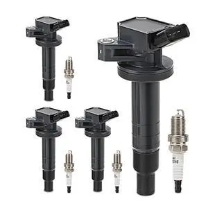 UF247 Ignition Coil & 4503 Double Iridium Spark Plug for 1999-2008 Toyota Corolla Matrix Celica MR2 Spyder/Chevy Prizm/Pontiac Vibe l4 1.8L Replaces# UF315 C1249 1ZZFE 9091902239 702526 UF247 Ignition Coil & 4503 Double Iridium Spark Plug for 1999-2008 Toyota Corolla Matrix Celica MR2 Spyder/Chevy Prizm/Pontiac Vibe l4 1.8L Replaces# UF315 C1249 1ZZFE 9091902239 702526