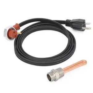 3500043 Engine Block Heater with Cover Cap for Ford, Mercury, Lincoln, International, Caterpillar, Detroit Diesel, Hino, Mack, Nissan, 3/4" NPT Thread / 120 Volts / 1000 Watts 3500043 Engine Block Heater with Cover Cap for Ford, Mercury, Lincoln, International, Caterpillar, Detroit Diesel, Hino, Mack, Nissan, 3/4" NPT Thread / 120 Volts / 1000 Watts