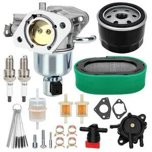 16-853-19S Carburetor Carb with Air Oil Filter Fuel Pump Kit For Kohler 7000 Series KT725 KT730 KT735 KT740 KT745 22HP 23HP 24HP 25HP 26HP Engines Replace# 32-853-67-S 32-853-63S 16-853-19S Carburetor Carb with Air Oil Filter Fuel Pump Kit For Kohler 7000 Series KT725 KT730 KT735 KT740 KT745 22HP 23HP 24HP 25HP 26HP Engines Replace# 32-853-67-S 32-853-63S