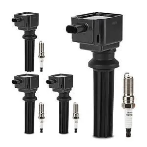 UF670 Ignition Coil & LTR6BHX Double Iridium Spark Plug for Ford Focus Edge Escape Explorer Fusion Mustang Taurus EcoSport/Jaguar F-Pace XE XF/Lincoln MKC MKT MKZ/Land Rover LR2 Replace# DG546 5C1873 UF670 Ignition Coil & LTR6BHX Double Iridium Spark Plug for Ford Focus Edge Escape Explorer Fusion Mustang Taurus EcoSport/Jaguar F-Pace XE XF/Lincoln MKC MKT MKZ/Land Rover LR2 Replace# DG546 5C1873