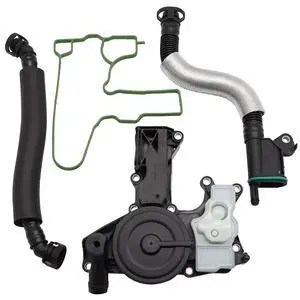 PCV Valve Engine Crankcase Vent Valve Oil Separator with Valve Breather Hose Kit for 2012-2018 Audi A4 A5 A6 Q5 Quattro Allroad 2.0T Only 06H103495AE 06H103495J 06H103495AK PCV Valve Engine Crankcase Vent Valve Oil Separator with Valve Breather Hose Kit for 2012-2018 Audi A4 A5 A6 Q5 Quattro Allroad 2.0T Only 06H103495AE 06H103495J 06H103495AK